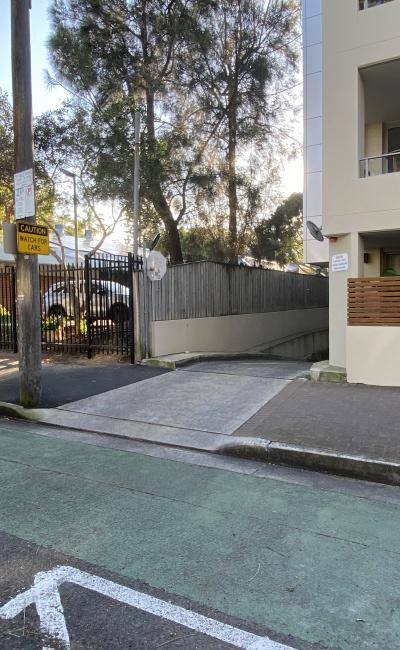 Secure indoor parking spot in Manly minutes away from the Wharf and the beach