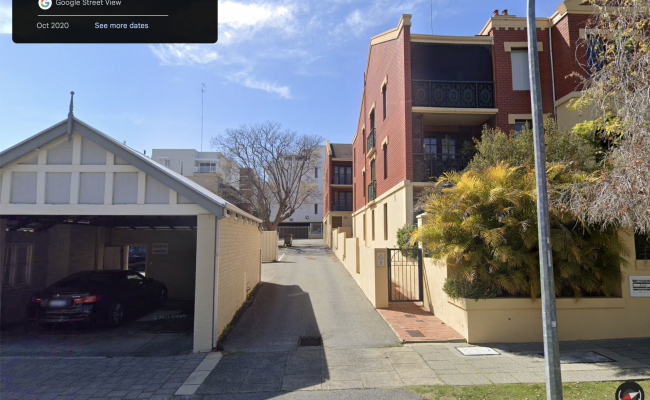 Secure Parking Spot Available for Short Term Lease West Perth