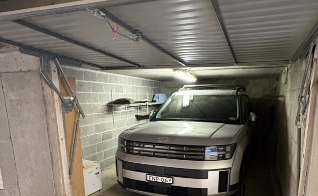 Lock Up Garage- extra wide internally