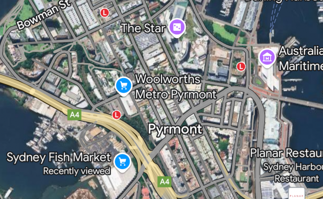 Secure 24hour parking near Darling Harbour