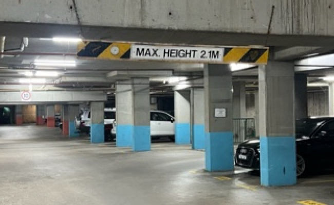 Sheltered parking near Fishmarket, Pyrmont