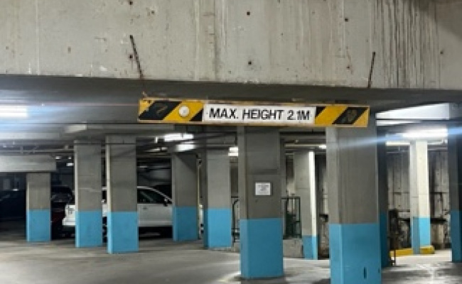Convenient parking near Fish Market