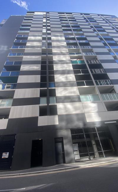 Stacker parking in Waymouth St Adelaide