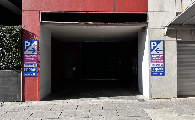 Secure Reserved Parking on Waymouth St