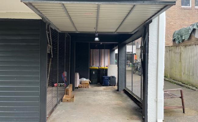 Lock up garage parking on Wellington Street in Bondi Beach New South Wales