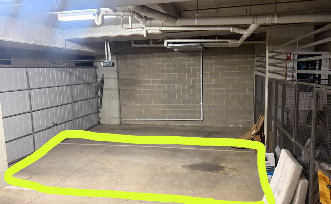 Private garage lot accessed via fob. 24/7 access. Very secure.