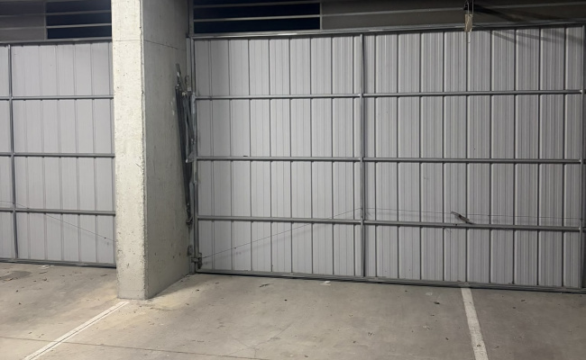 Private garage lot accessed via fob. 24/7 access. Very secure.