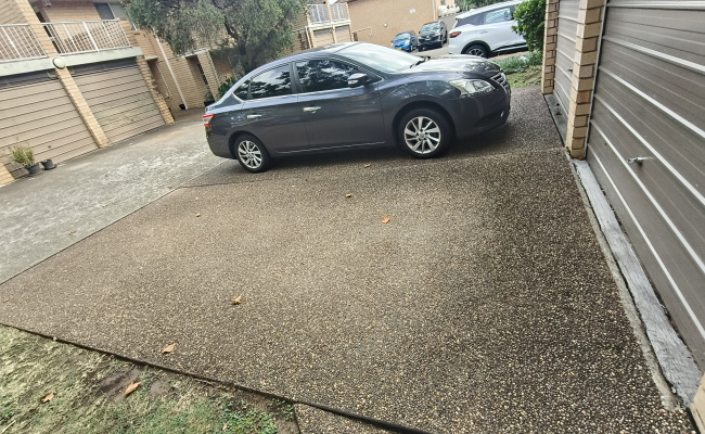 Driveway parking on Wentworth Avenue in Westmead New South Wales Driveway parking on Wentworth Avenue in Westmead New South Wales