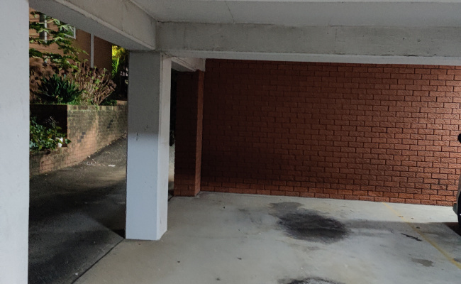Very safe covered parking space available with night lights