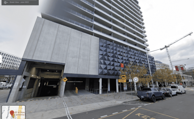 Secured Parking in Canberra City (45 West Row)