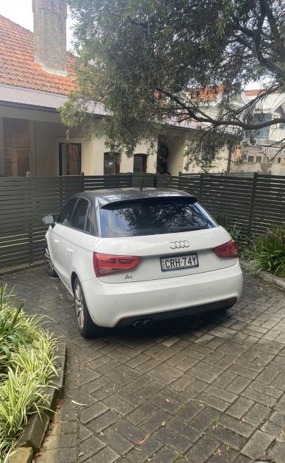 Driveway parking on West Street in North Sydney New South Wales Driveway parking on West Street in North Sydney New South Wales