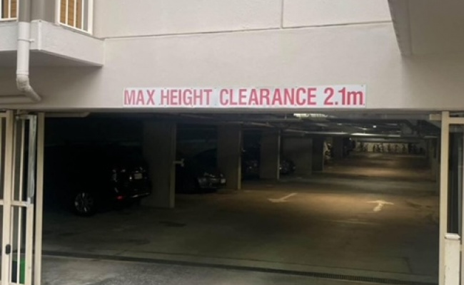 Secure car park at Kangaroo Point near ferry stop
