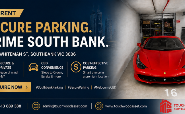 Indoor lot parking on Whiteman Street in Southbank Victoria Indoor lot parking on Whiteman Street in Southbank Victoria