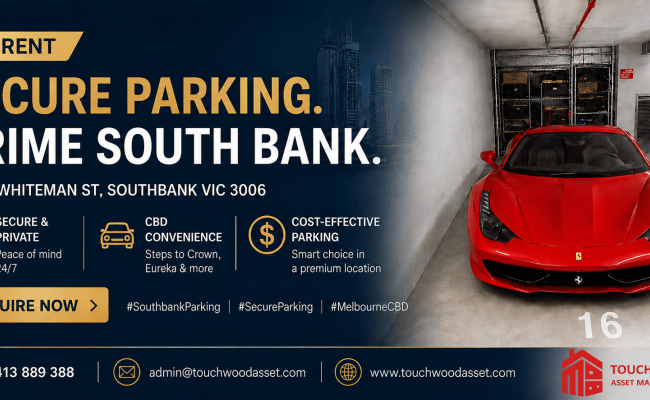 Indoor lot parking on Whiteman Street in Southbank Victoria