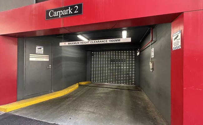 Indoor lot parking on William Street in Melbourne Victoria Indoor lot parking on William Street in Melbourne Victoria
