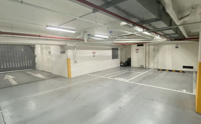 Indoor lot parking on William Street in Melbourne Victoria