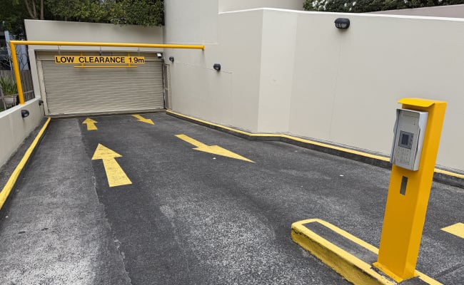 Lock up space in secure garage parking on William Street in North Sydney New South Wales
