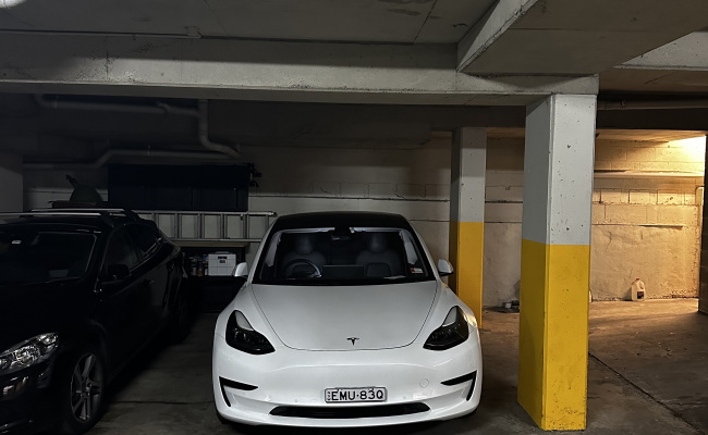 Great security car space next to Redfern Station