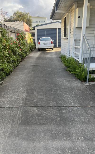 Driveway Space for storage