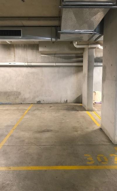 Indoor parking space beside Alexandria Park