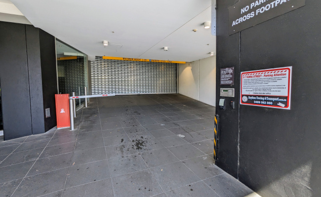 Secure park right next to South Yarra station