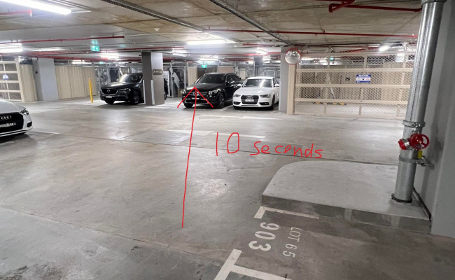 Secure Motorbike/Bike Parking - New Luxury Mirvac Building in Zetland