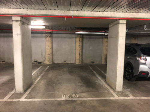 Underground parking space very close to Melbourne city