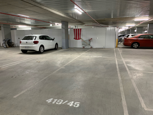 Parking space near Canberra center