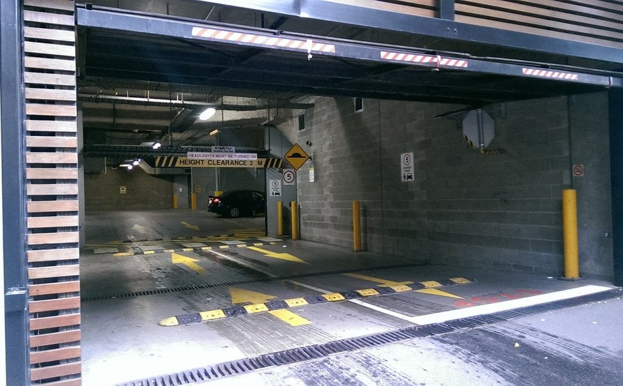 Indoor lot parking on Rakaia Way in Docklands Victoria Indoor lot parking on Rakaia Way in Docklands Victoria