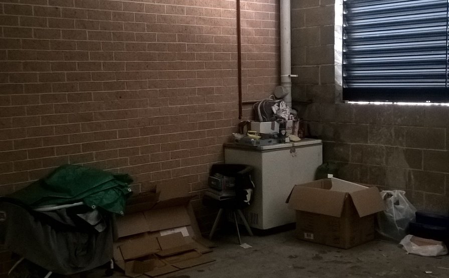 Secured Brick wall Double Lockup Garage/Storage.