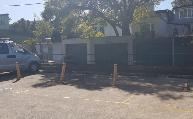 Outdoor parking lot in Newtown close to public transport and RPA