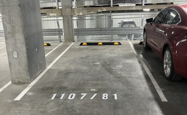 Parking space in secure underground parking in CBD