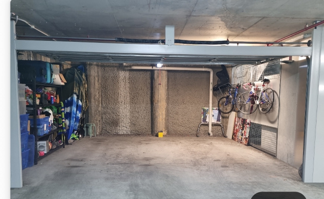 Underground secure garage space in Braddon, Canberra