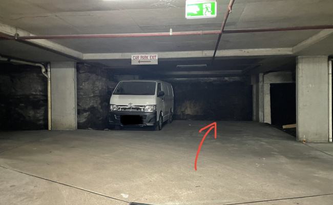 Underground parking near Parramatta Station