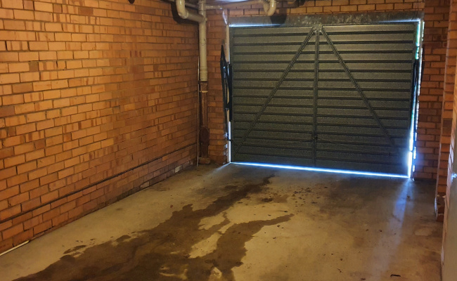 Unused lock up garage for storage and/or parking. No restrictions on access (self-contained).