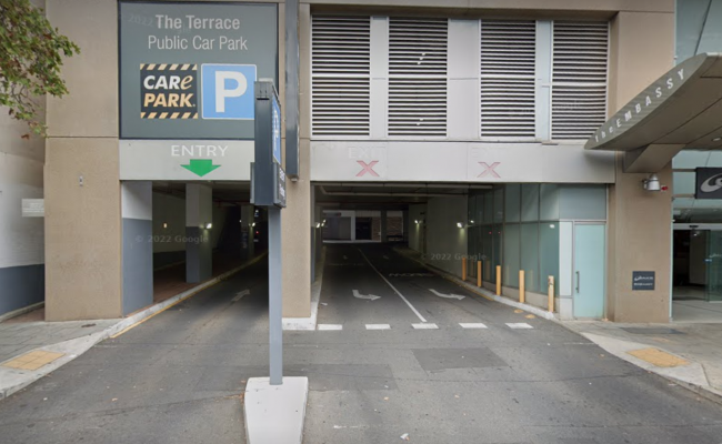 Great ground floor parking space at The Terrace )off North Terrace) with great accessibility