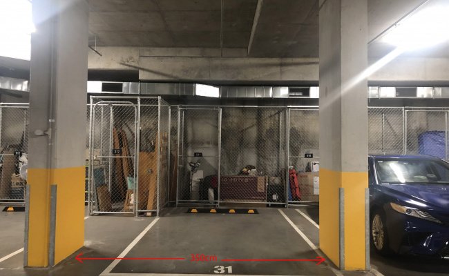Secure and spacious underground carpark in Brunswick East