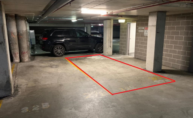 Secure basement car space