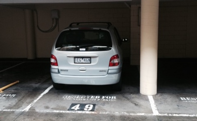 Secure, undercover car park in Parkville