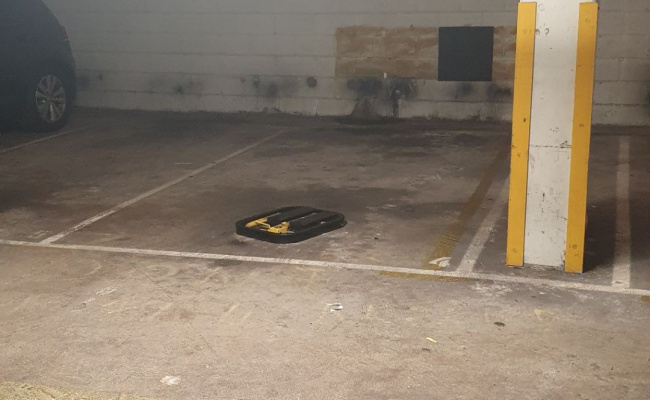 Secure, basement parking space