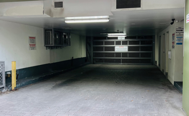 Large parking space plus storage in secure, underground carpark in centre of Manly